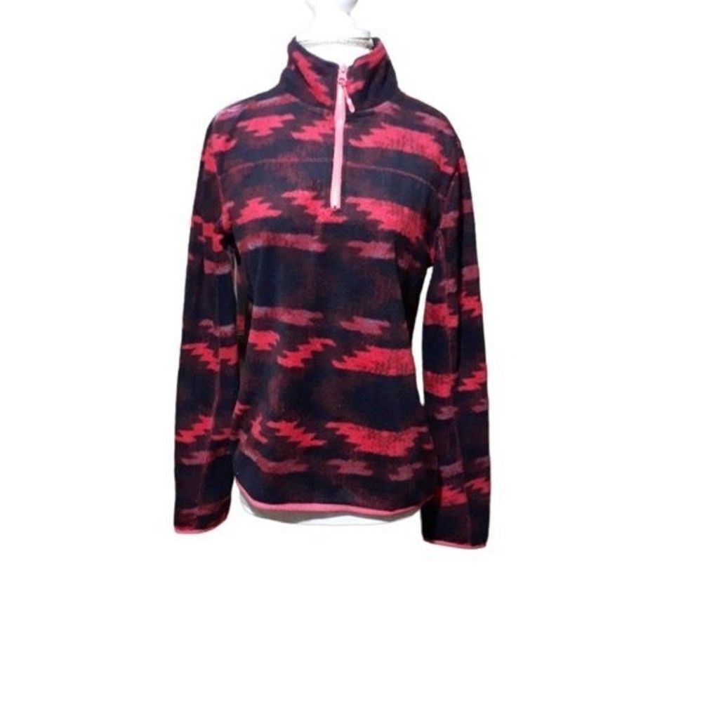 Aeropostale Fleece Jacket 1/4 Zip Women’s Pullover Multicolored Western SZ Small